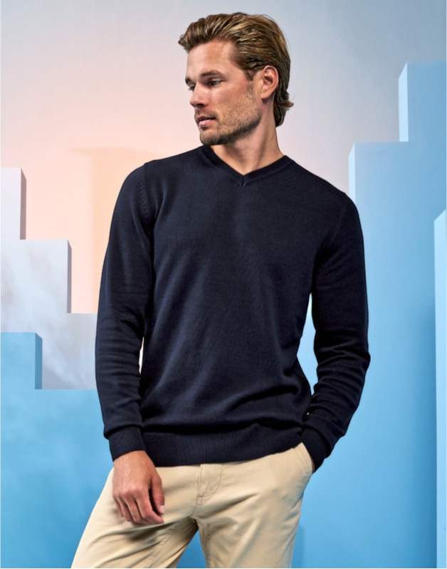 Pull col V homme AQ042 Asquith & FoxAsquith & Fox